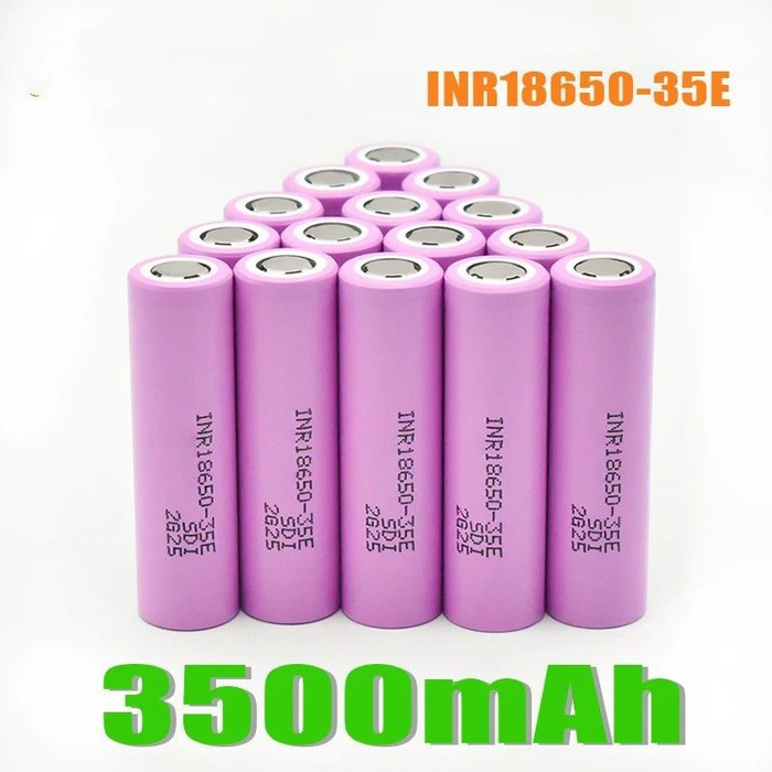 2-40 шт.Оригинал аккумулятор 18650 3.7V Мощность 3500 мАч 25А разряд ...