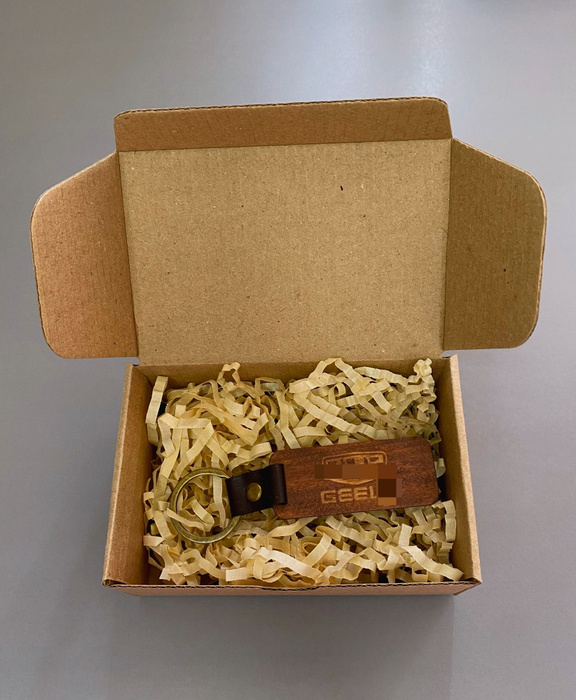 Брелок для автомобильных ключей в подарочной коробке Джили - купить с ...