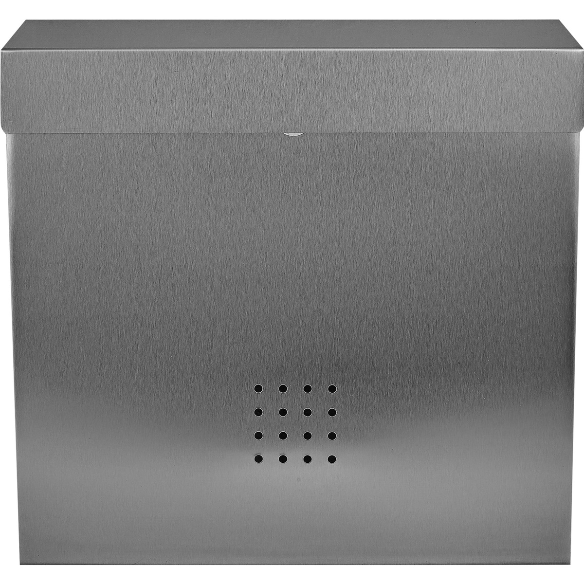 Почтовый ящик Standers 35x34x10 см нержавеющая сталь цвет серый - Рис. 3