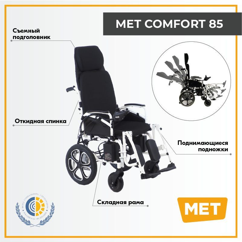 Инвалидная коляска MET COMFORT 85