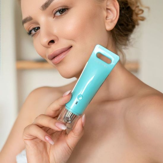 OLZORI E-Molli Электрический массажер для глаз и губ с микротоки для ...