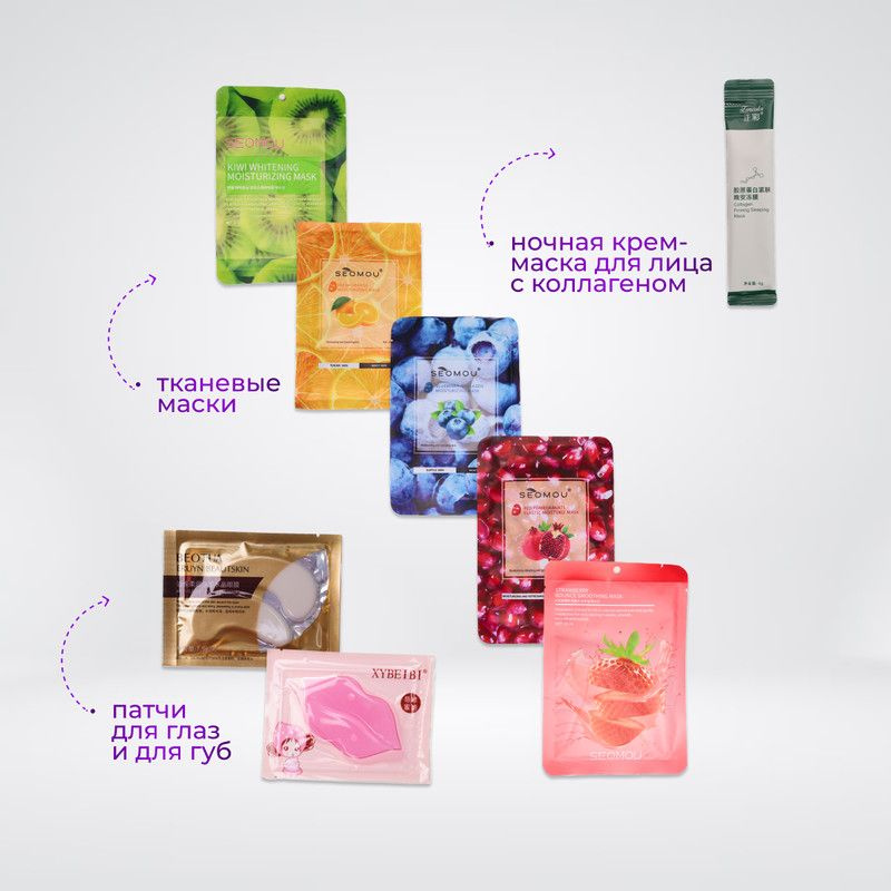 Косметический подарочный набор для женщины, бьюти бокс с косметикой для ...