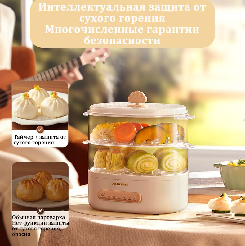Пароварка электрическая AUX Пароварка электрическая - купить по ...