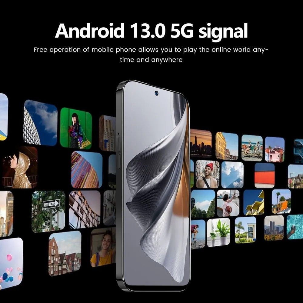Смартфон vassmar Новый мобильный телефон 2024 года выпуска 5Gran10Pro ...