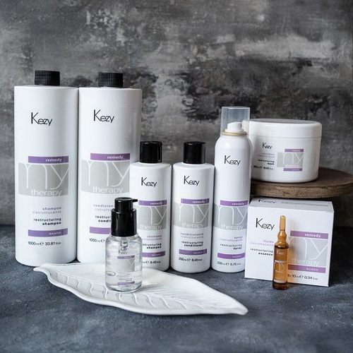 KEZY. Шампунь реструктурирующий для восстановления поврежденных