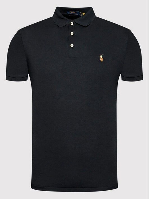 Поло Мужской Polo Ralph Lauren черный, размер 54 Повседневный