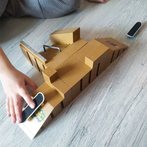 G-RAP SKATTERMAN & SNUGBRIM OG盤 Фингер скейт парк Nonstopika Fingerboard Pivot Mini, набор