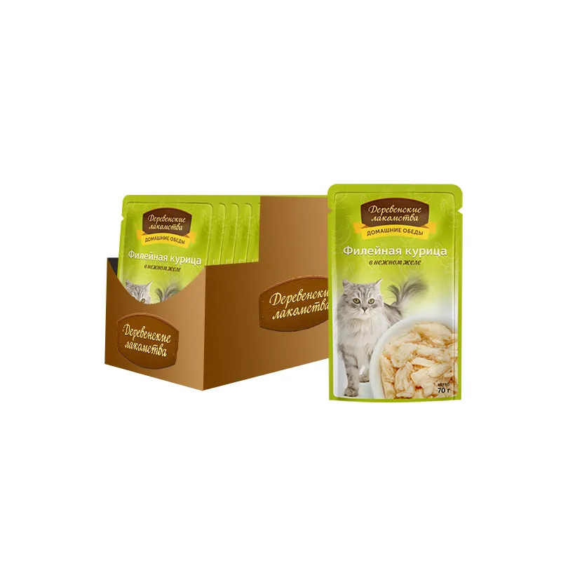 Деревенские лакомства для кошек нежное желе. Деревенские лакомства пауч. Деревенские лакомства д/кошек филейный тунец в нежном желе 70г х 12 шт. Деревенские лакомства для кошек нежное желе. Деревенские лакомства кош пауч 50г тунец /креветка в желе.