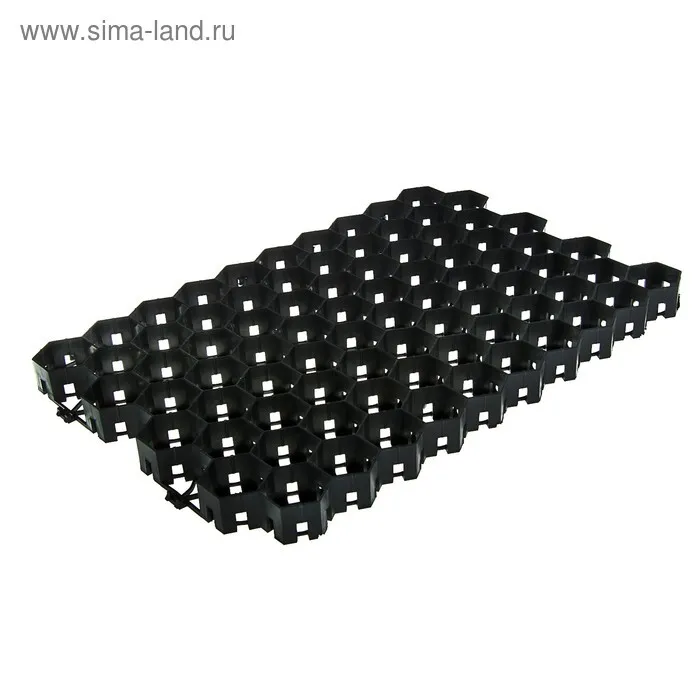 Газонная решетка ERFOLG Green Parking 60х40 см зеленая, 40x60 см, черный