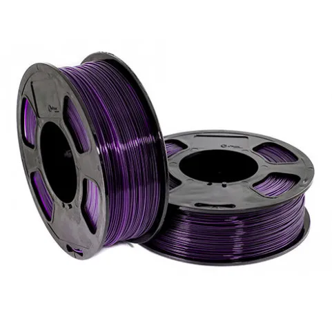 Пластик GF PETG U3PRINT, прозрачный, фиолетовый, 1.75 мм, 1000 гр. #1