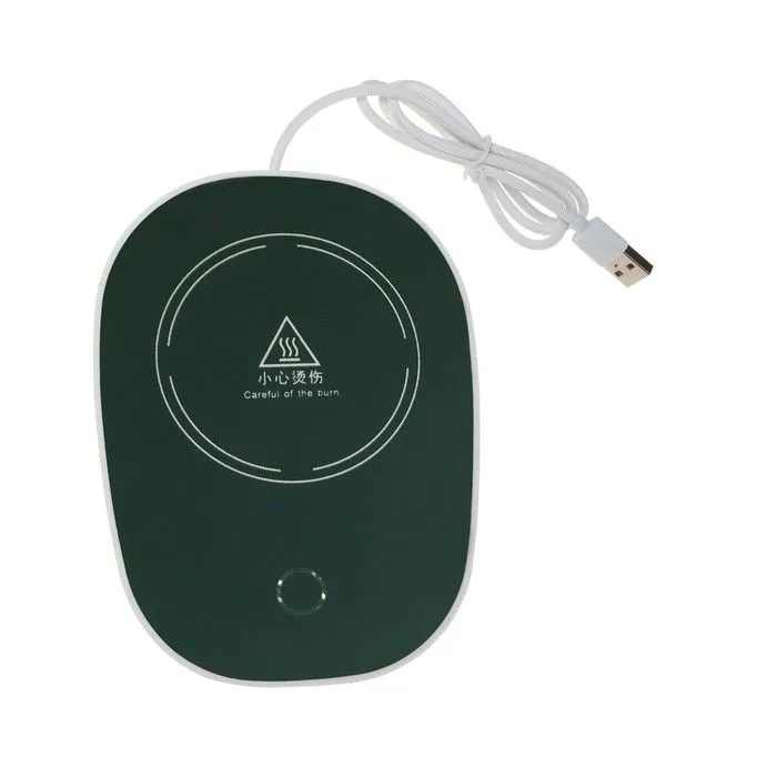 Подставка с подогревом для кружки LSK-1502, от USB, 16 Вт, зелёная, 16 Вт, фото 3