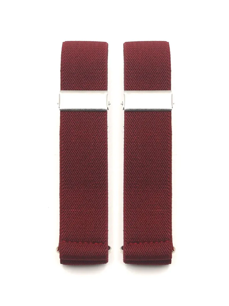 Армбенды GENTLETEAM бордовые, ширина 3,5 см, 2 5