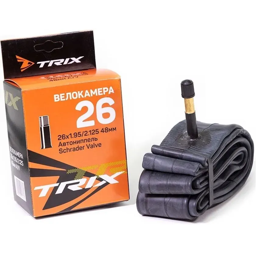 Велокамера 26 TRIX 1.95 / 2.125 AV 48 мм камера велосипедная, вариант