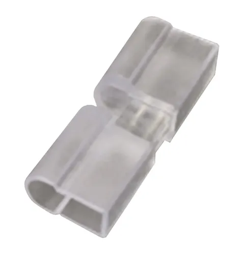 Коннектор ПВХ для прямого соединения неона мини, 2 штуки