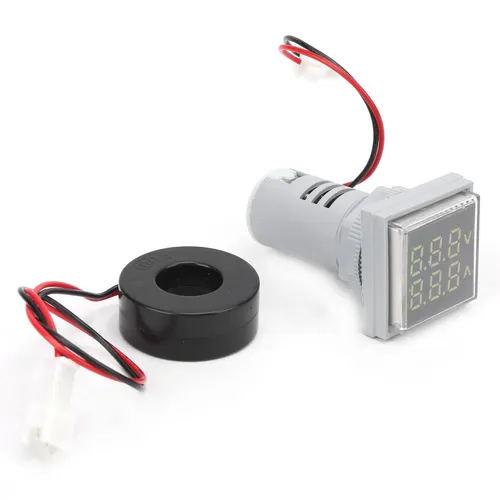 Двухдисплейный индикатор напряжения и тока AD16-22FVA для автомобильной модификации с двойным отобра