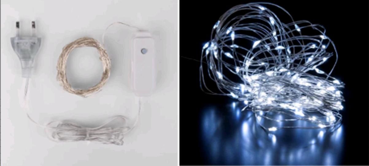 Гирлянда светодиодная, нить 10 м, 100 LED, 8 режимов, холодный белый. Гирлянда светодиодная, нить 10 м, 100 LED, 8 режимов, холодный белый.
