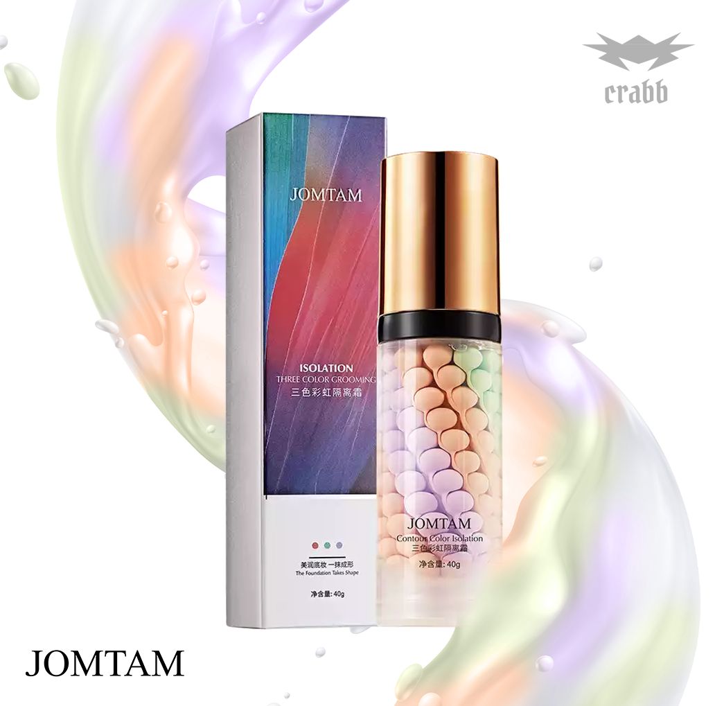Праймер jomtam. Jomtam isolation three color grooming 40гр. Jomtam косметика база под макияж. Праймер jomtam. База под макияж в трех цветах.