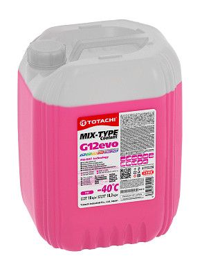 ОхлаждающаяжидкостьTOTACHIMIX-TYPECOOLANTPink-40CG12evo10кг