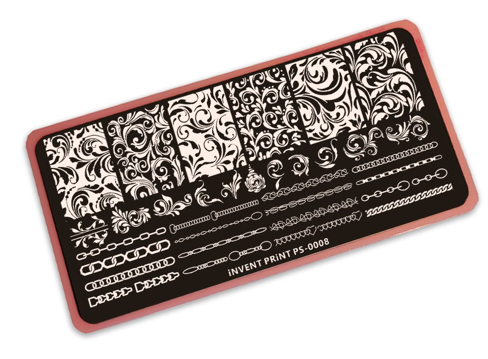 iNVENTPRiNTПластинадлястемпинга,Вензеля,ЦепочкиPS-08