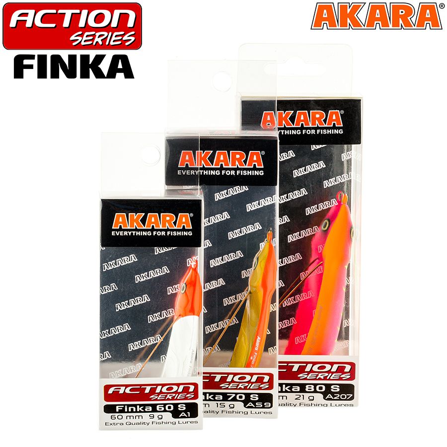 Блесна колеб. незац. Akara Action Series Finka 80S 21 гр. A183