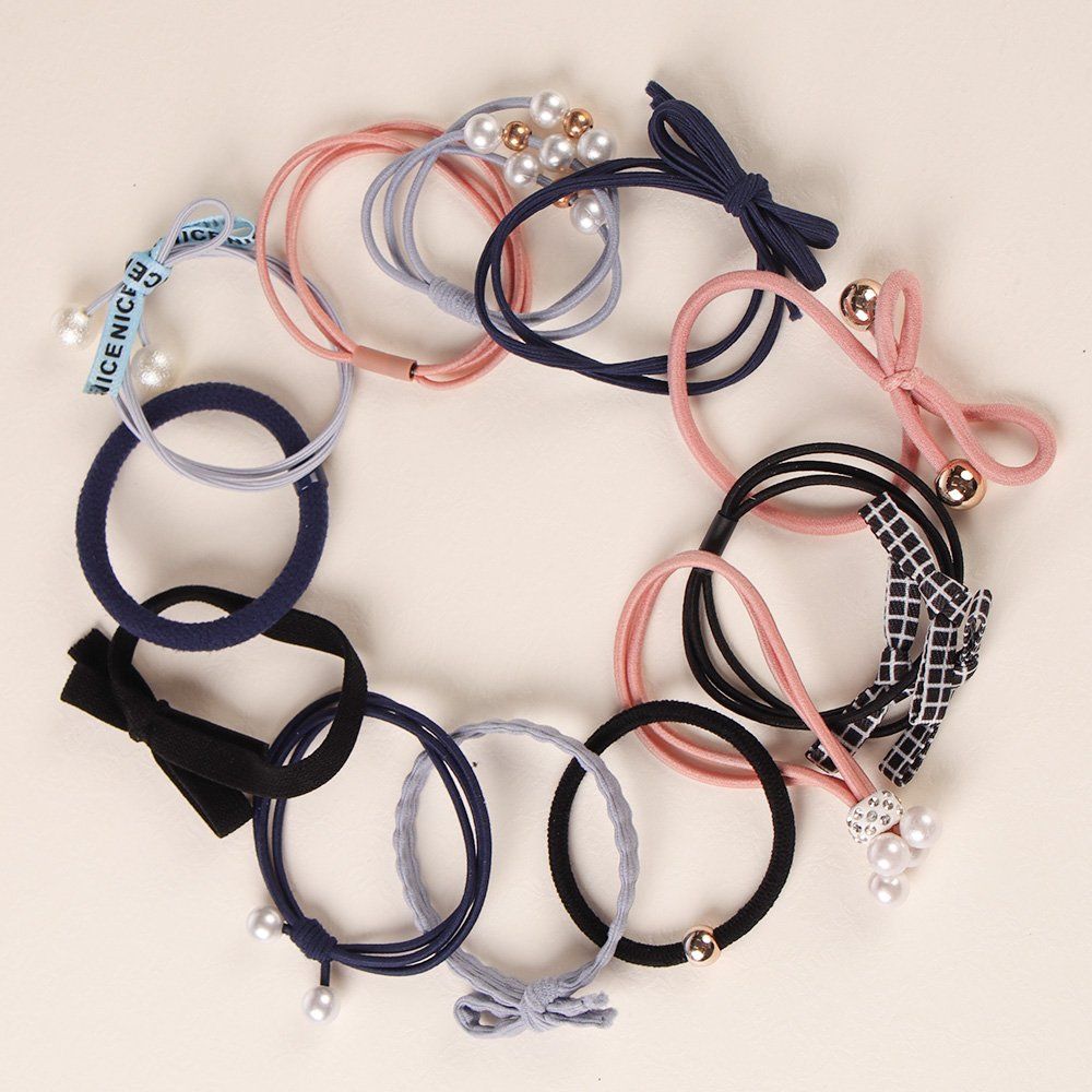 Набор резинок для волос 12 штук, разноцветные Набор резинок для волос 12 штук, разноцветные