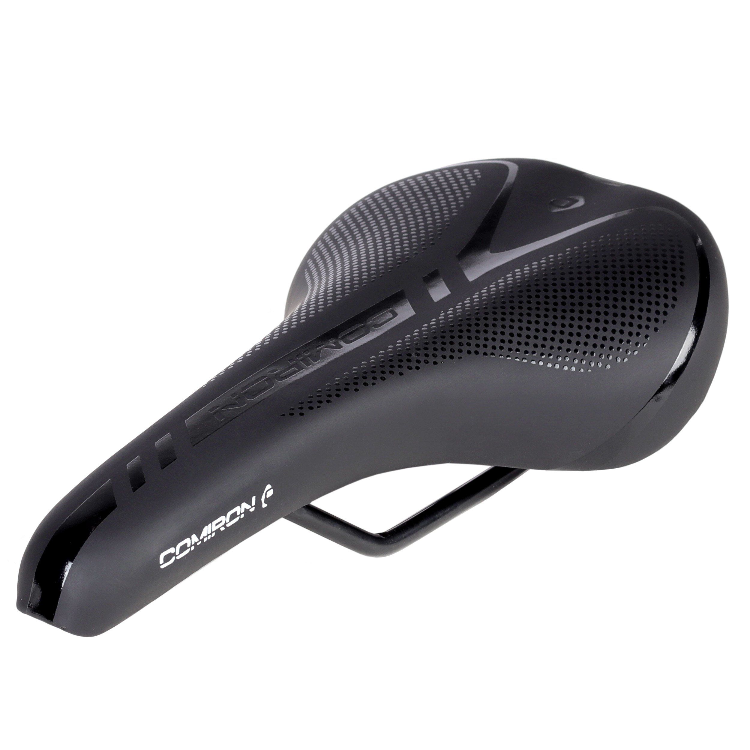Седло велосипедное MTB COMIRON ROGLIC N776 270X145, технологии: DW, ED. Верх: полиуретан