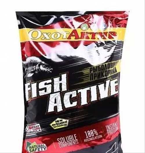 Прикормка ОхотАктив Fish Active Черный лещ (1кг) Premium