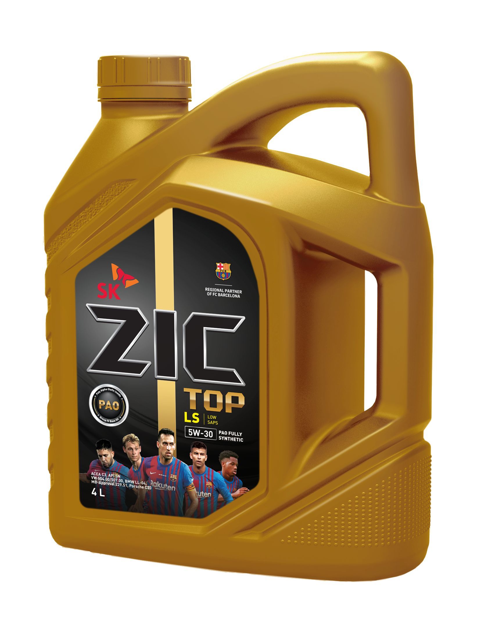 Zic TOP LS 5w30 SN, C3 (синт.) канистра
