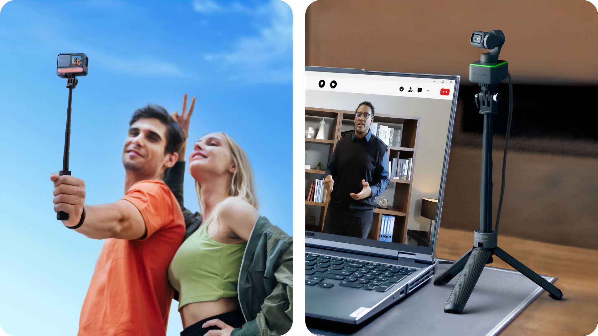 Insta link 2. Insta360 link.