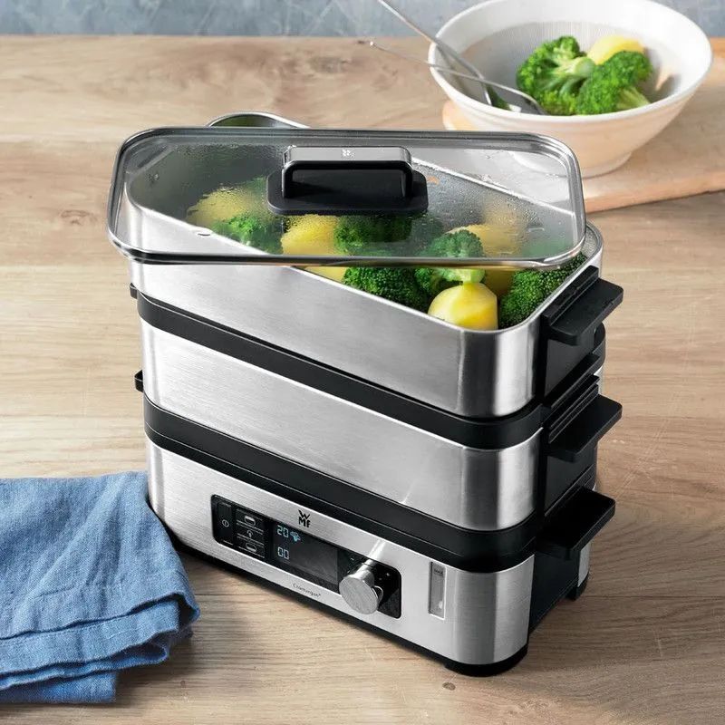 Пароварка электрическая WMF Пароварка, Поддержание температуры, Таймер ...