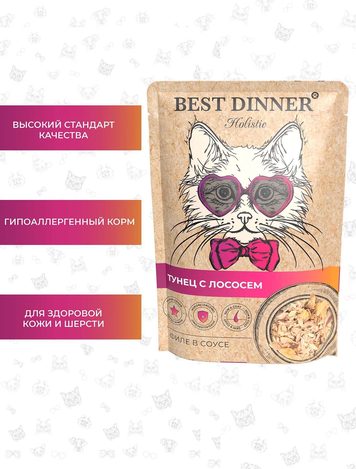 Корм влажный для кошек и котят Бест Диннер (Best DInner) Холистик мясо ...