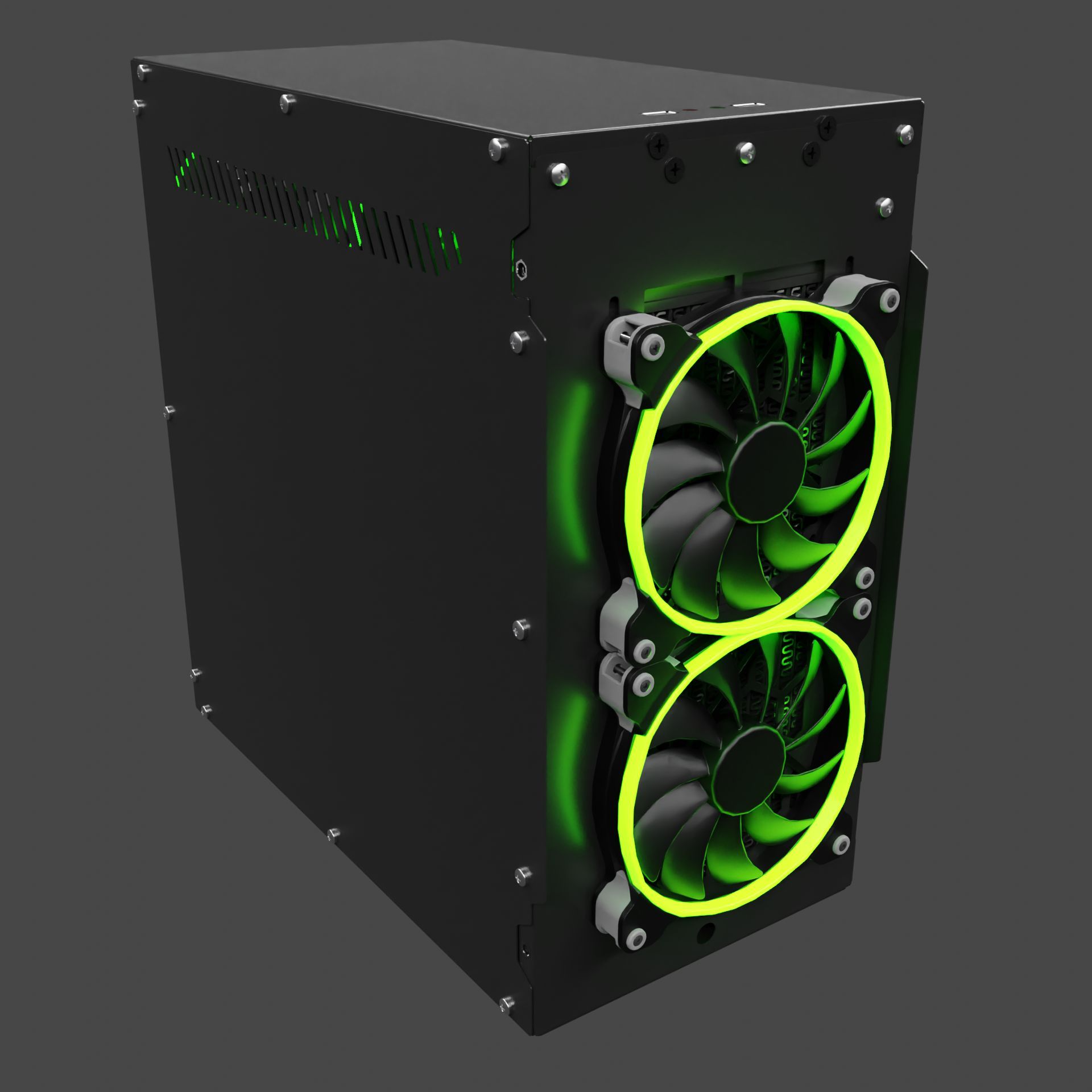 Корпус для ПК, игровой mATX Cryptone-C , черно-белый - купить с ...