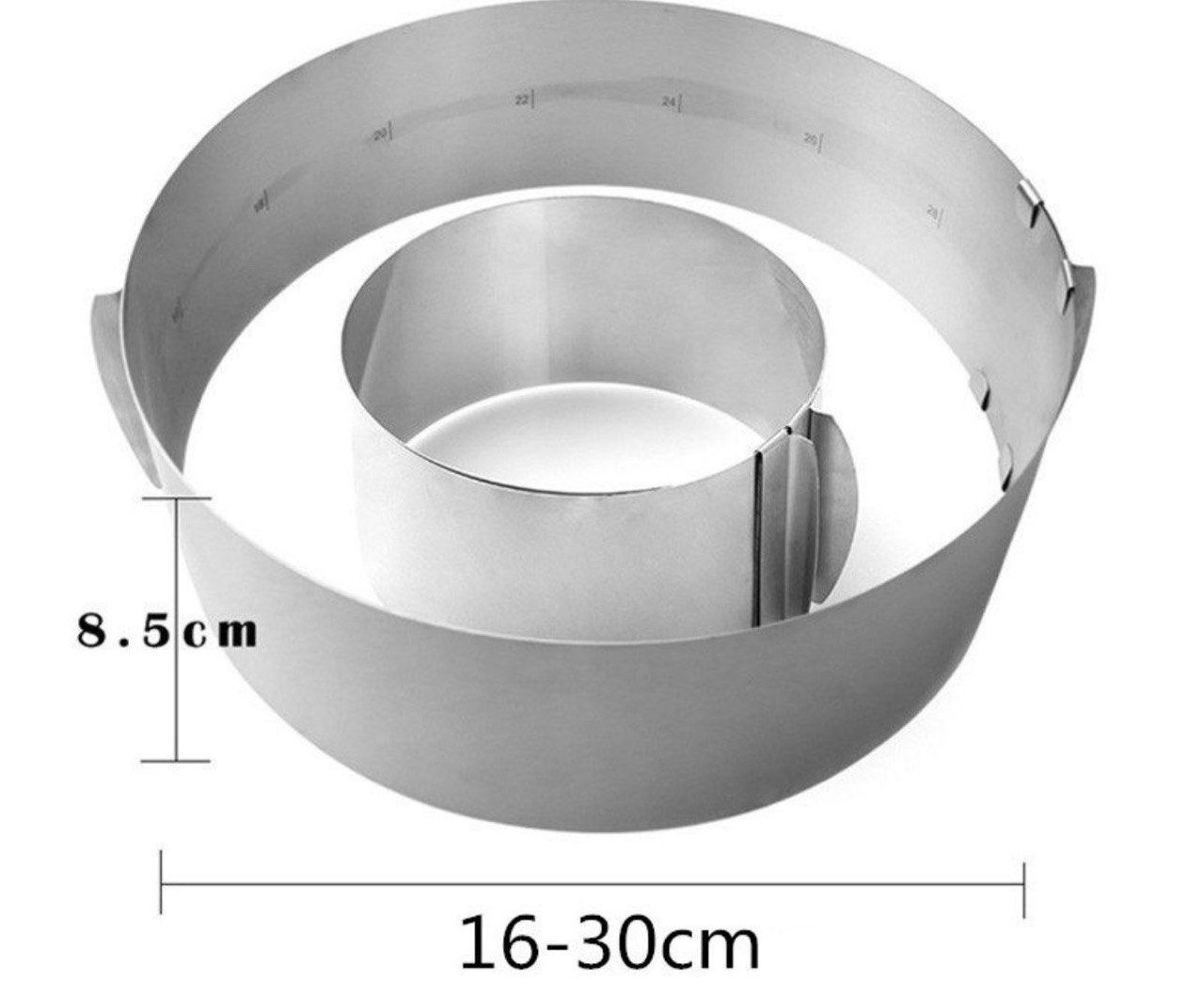 Кольцо кулинарное, 30 см х 16 см, 1 предм., Нержавеющая сталь купить по  низкой цене с доставкой в интернет-магазине OZON (1171820363)