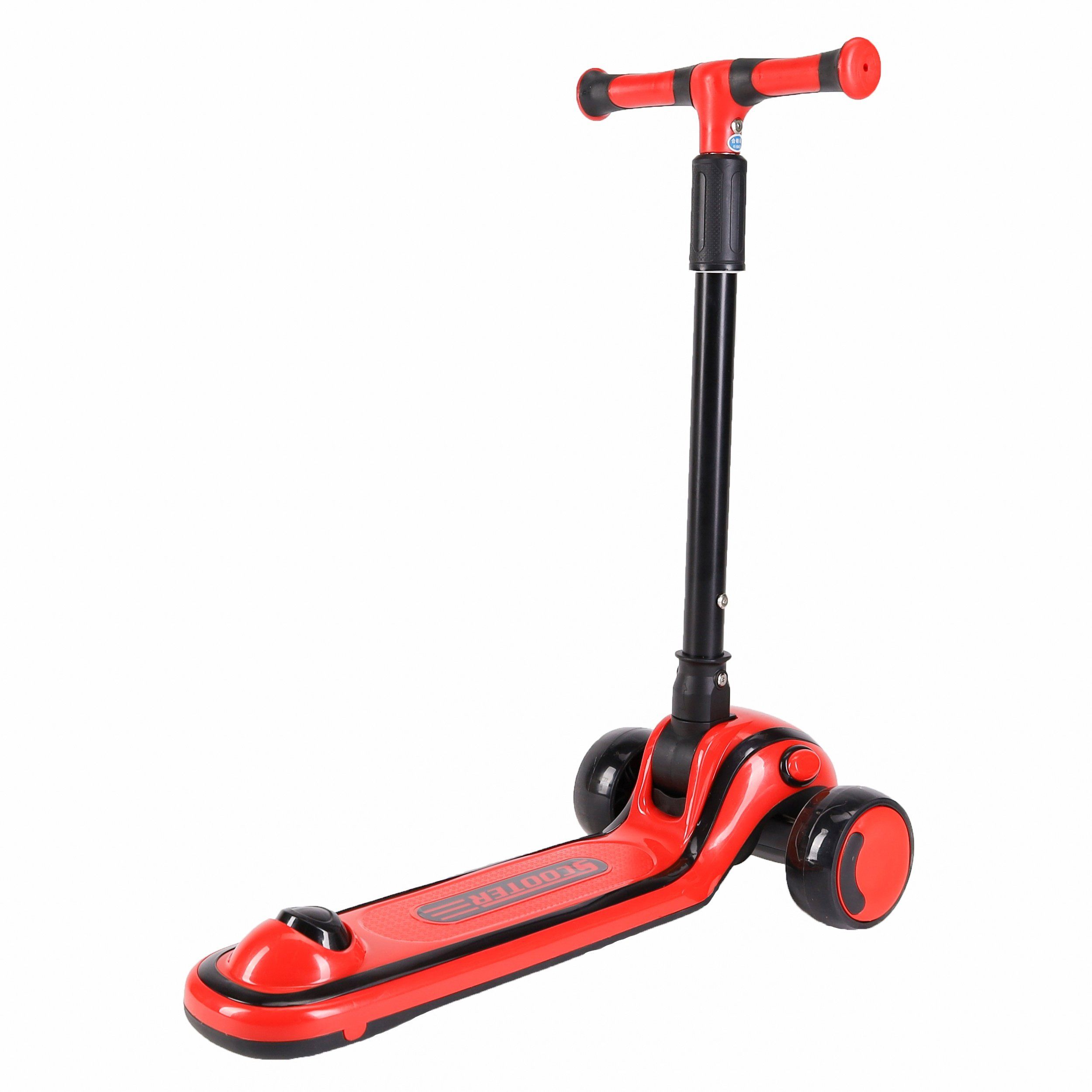 Самокат 3-х колесный SCOOTER Hyper, красный Самокат 3-х колесный SCOOTER Hyper, красный