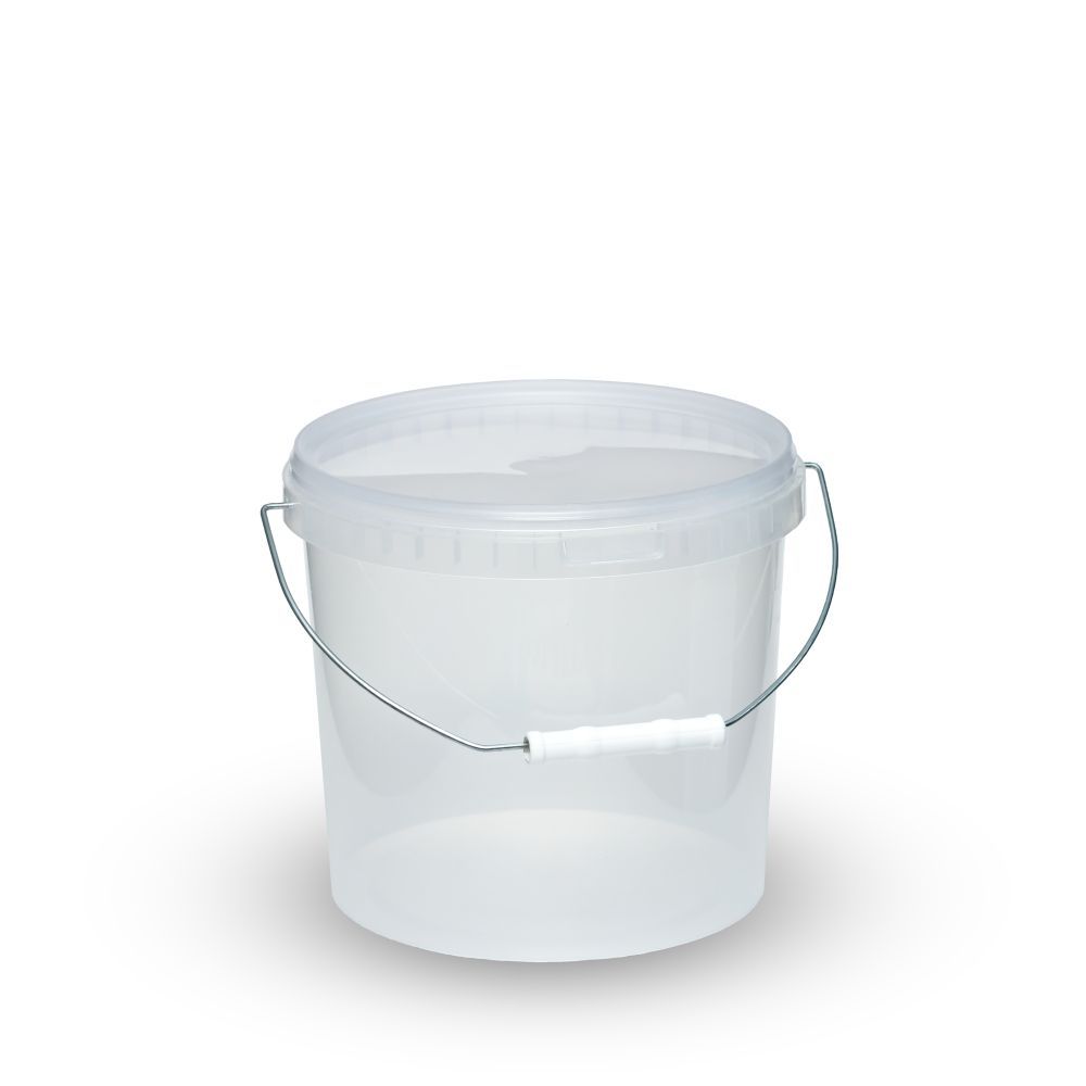 Круглое пластиковое ведро, прозрачное, 3,25 литров, 5 штук - купить по ...