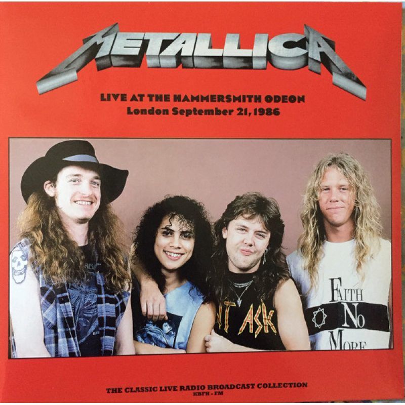 METALLICA-LiveAtTheHammersmithOdeon(LondonSeptember21,1986)(LP,180Gram,RedVinyl)Виниловаяпластинка