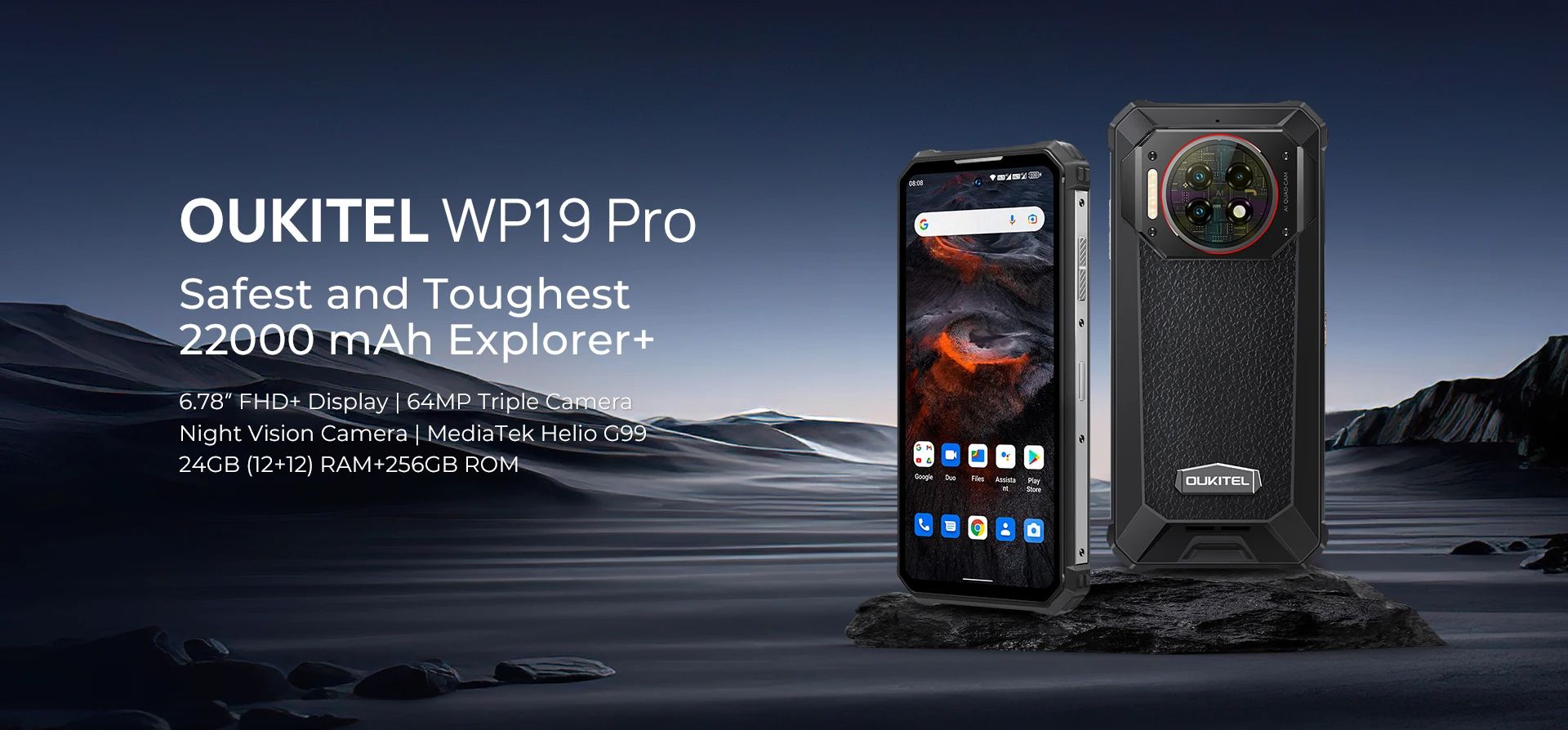 Смартфон Oukitel wp19pro - купить по выгодной цене в интернет-магазине OZON  (1502710789)