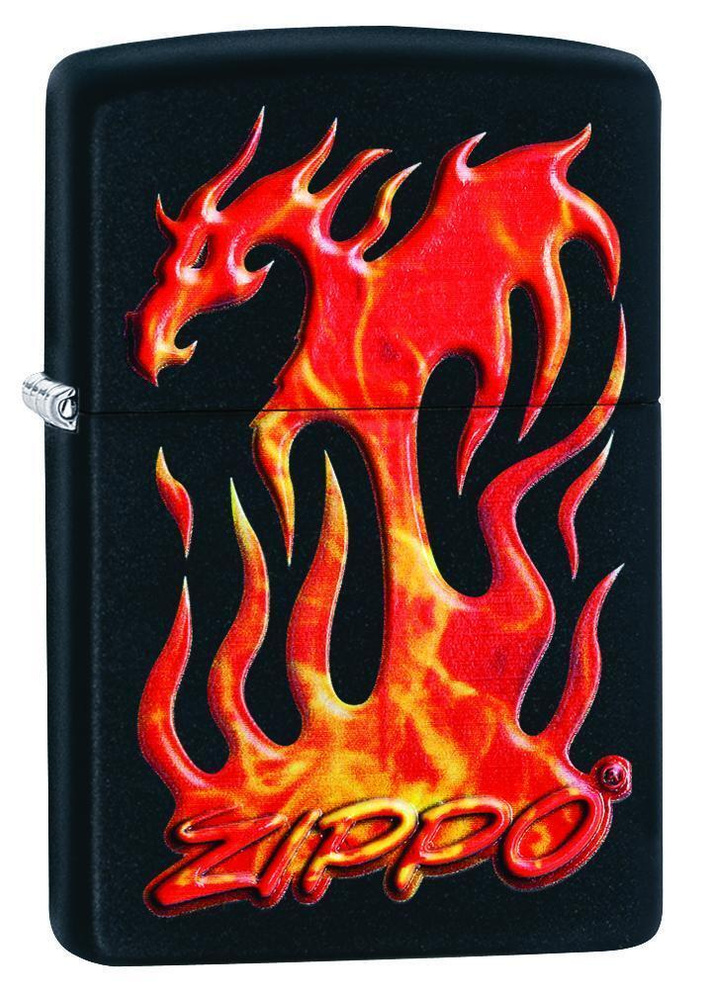 Зажигалка ZIPPO бензиновая Classic Black Matte #1