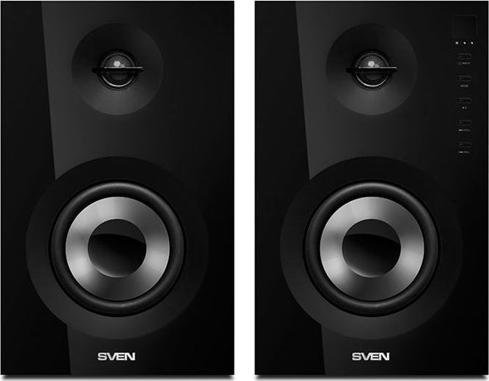 Акустическая система Sven Колонки Sven SPS-721 2.0 черный 50Вт BT ...