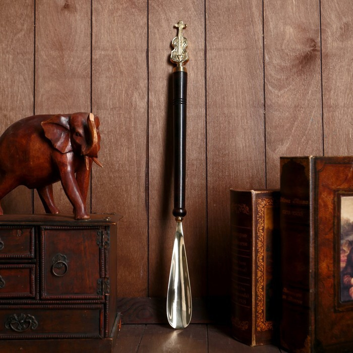 Ложка для обуви "Виолончель" латунь 4х2,5х53 см купить на OZON по ...