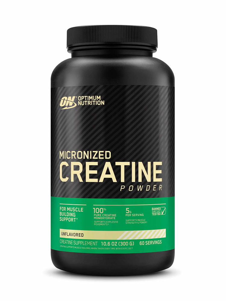 Креатин моногидрат Optimum Nutrition Micronized creatine monohydrate powder 300 гр  #1