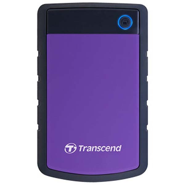 Transcend 4 ТБ Внешний жесткий диск (TS4TSJ25H3P), черный, фиолетовый  #1