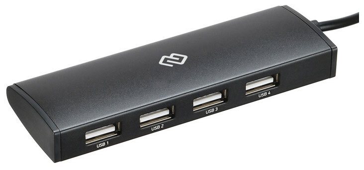 Разветвитель USB Digma HUB-4U2.0-UC-B #1