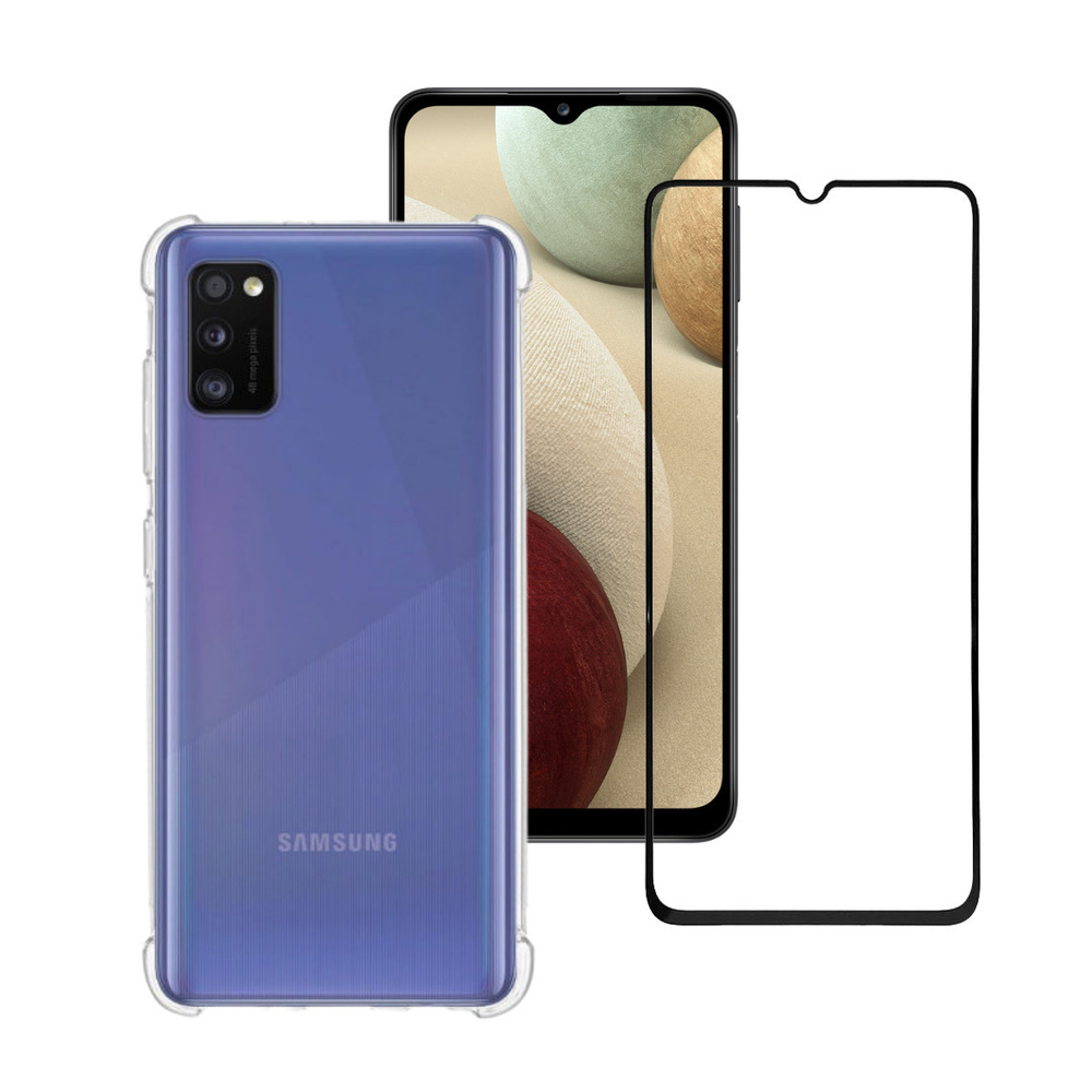 Комплект 2 в 1: Защитное стекло и Защитный чехол №09 для Samsung Galaxy  A02s / Самсунг Галакси А02с. Комплект - купить с доставкой по выгодным  ценам в интернет-магазине OZON (230187910)