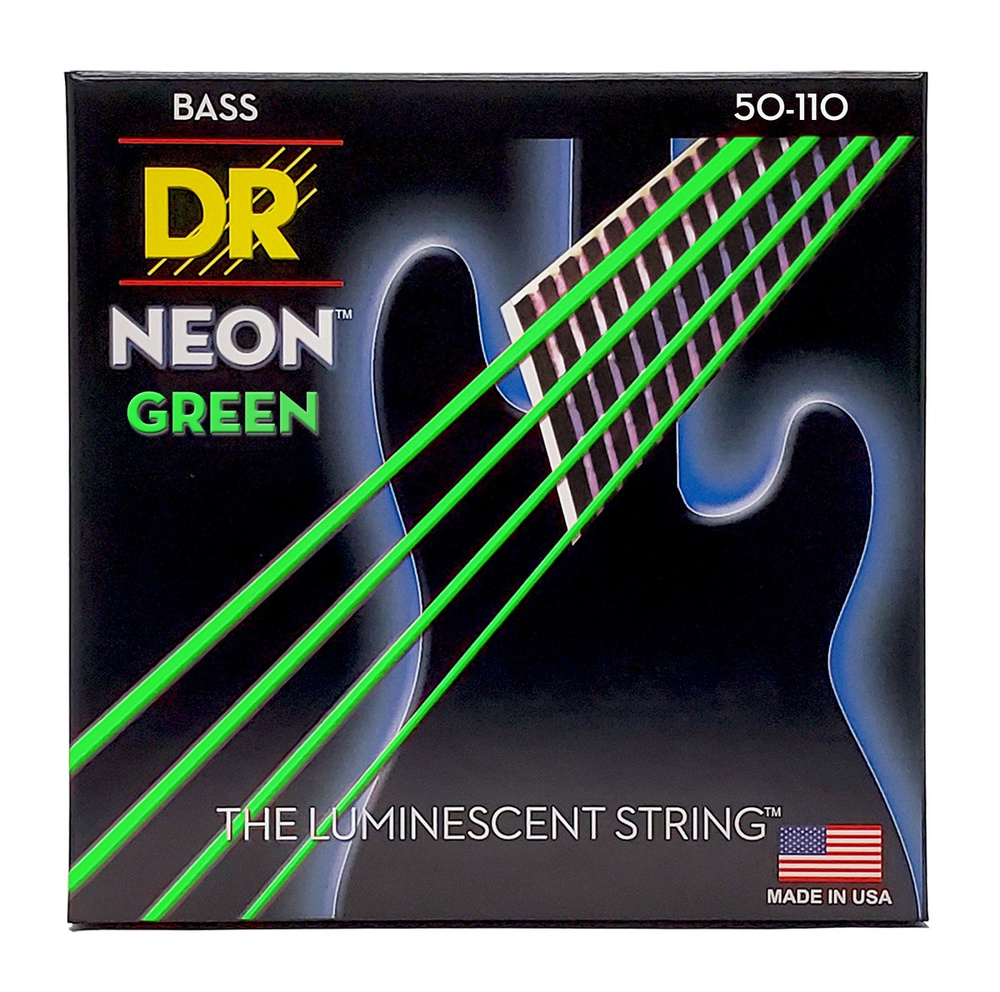 DR Strings NGB-50 HI-DEF NEON Струны для 4-струнной бас-гитары #1