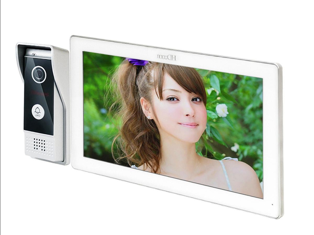 Координатный видеодомофон с Wi-Fi. Optimus VM-e10(w). Вай фай домофон с электрозамком. IP видеодомофон баннер.