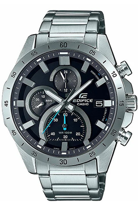 Мужские кварцевые наручные часы Casio Edifice EFR-571D-1A с хронографом  #1