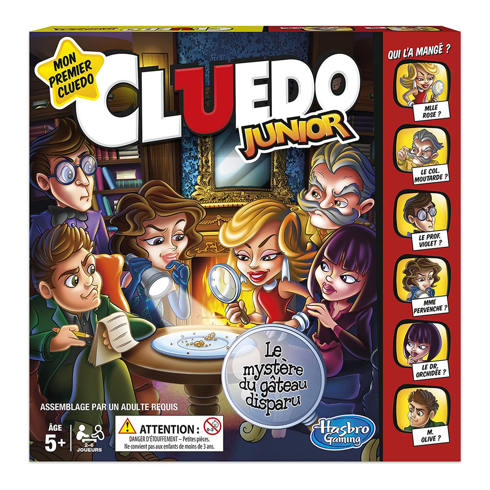 Настольная игра на французском языке Cluedo Junior - купить с доставкой по  выгодным ценам в интернет-магазине OZON (268250715)