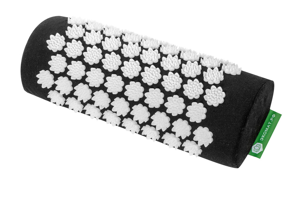 Массажная подушка-валик Экомат (аппликатор Кузнецова) игольчатая ...