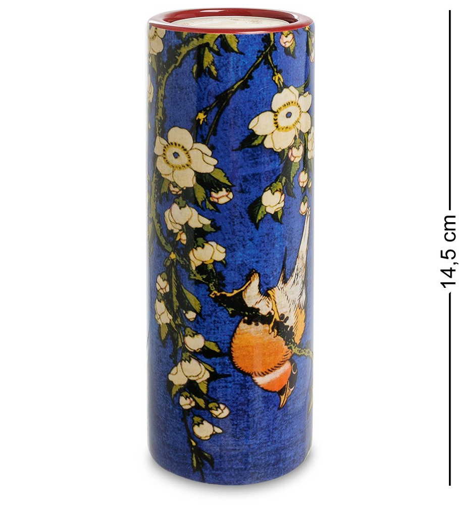 Подсвечник Bullfinch and Blossoms Кацусика Хокусай (Museum Parastone) A2108516 #1